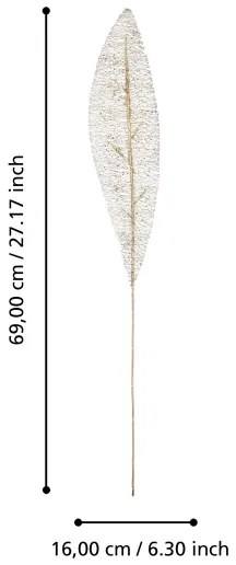 Eglo 428348 - Fiore artificiale MIADOL 69 cm argento
