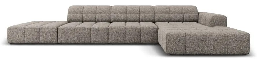 Divano angolare in grigio scuro (con penisola a destra) Chicago – Cosmopolitan Design