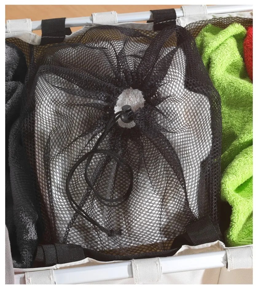 Cesto portabiancheria beige Trio, 130 l Corno - Wenko