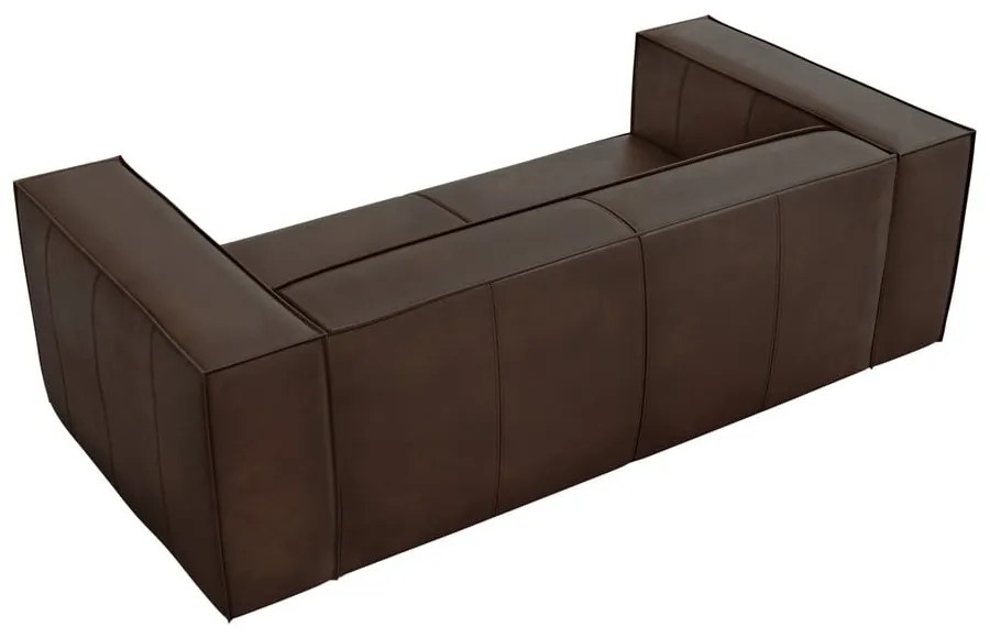 Divano in pelle marrone scuro 212 cm Madame - Windsor &amp; Co Sofas