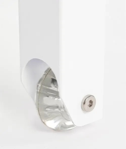 Lettino In Alluminio Impilabile Con Ruote Konnor Bianco New Bizzotto