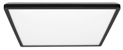 Plafoniera LED bagno NIVERA LED/12W/230V IP54 22,5x22,5 cm nera