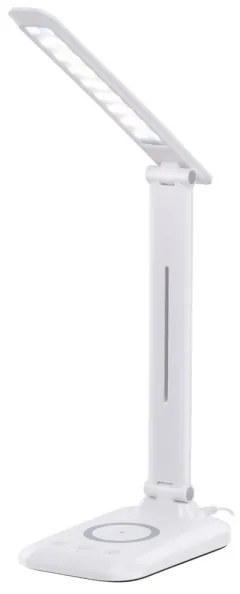 Immax 09107L - Lampada da tavolo LED dimmerabile con ricarica wireless QI LUMI LED/7W/230V bianco