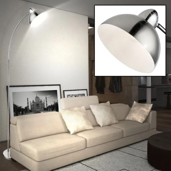 GLOBO 24703SN - Lampada da terra ANITA 1xE27/40W/230V