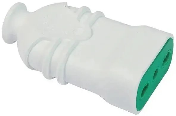 Presa mobile antischiacc.16a bianco