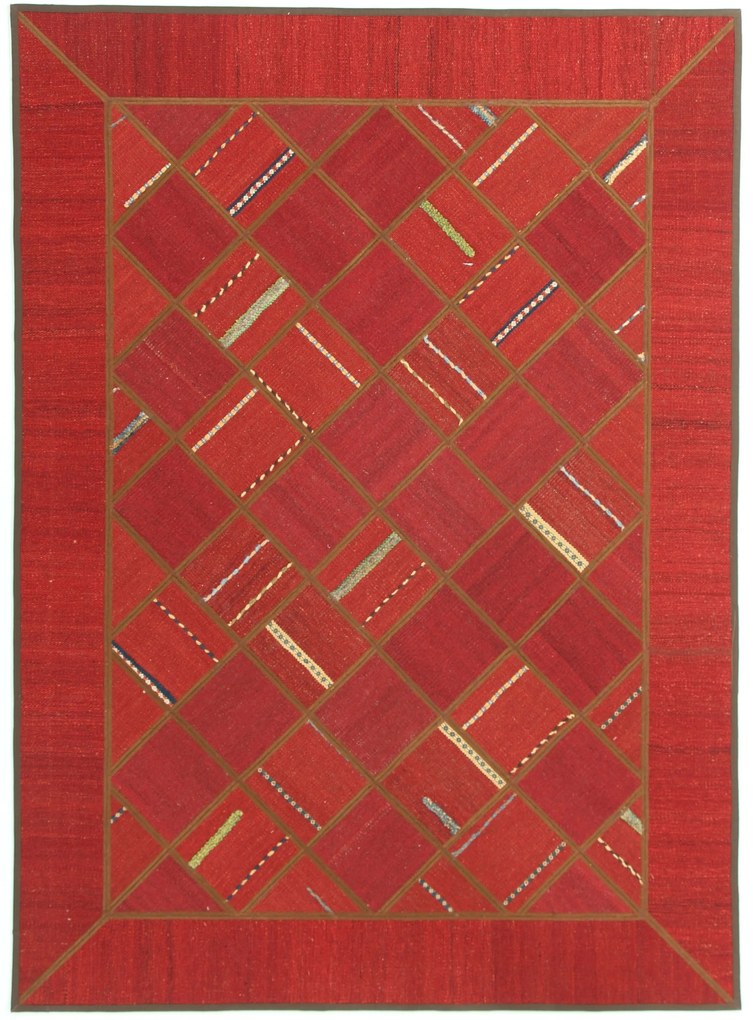 Kilim Tappeto 150x210 (Iran) Tessuto A Mano