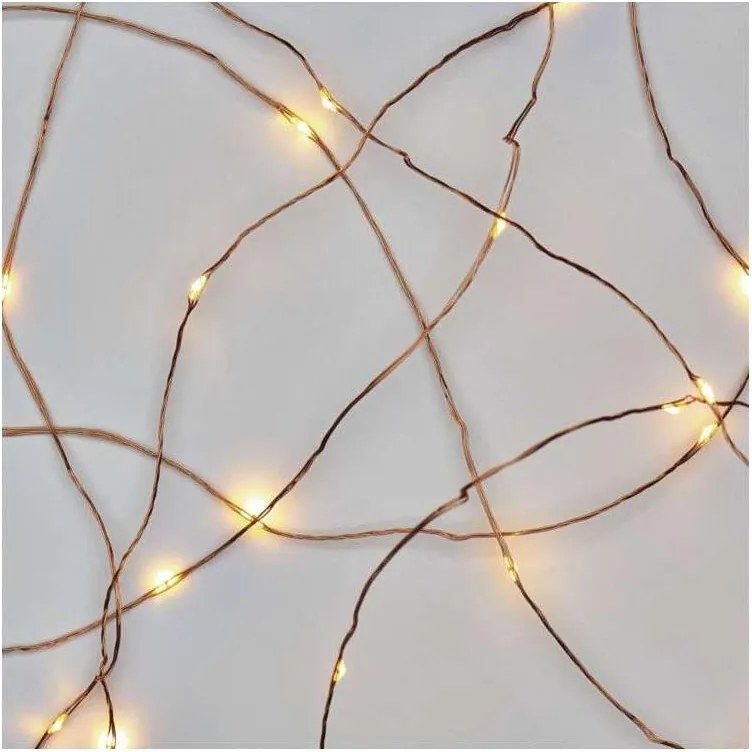 Catena luminosa LED da esterno 40xLED/9m IP44, bianco caldo