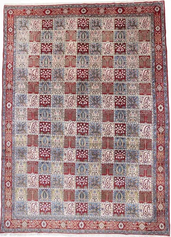 Ghom Tappeto persiano 270 x 370 Beige (Iran) Annodato A Mano