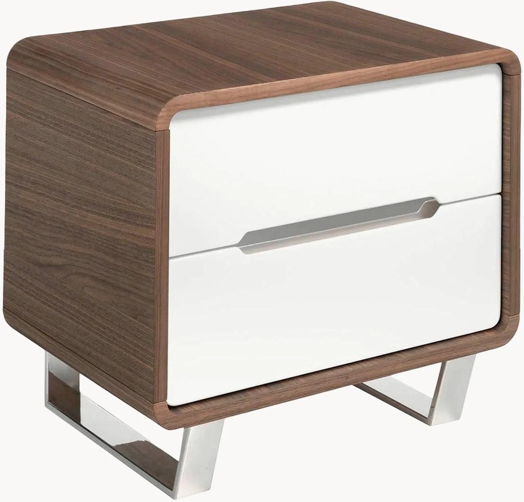 Comodino in legno con cassetti Ronaldo