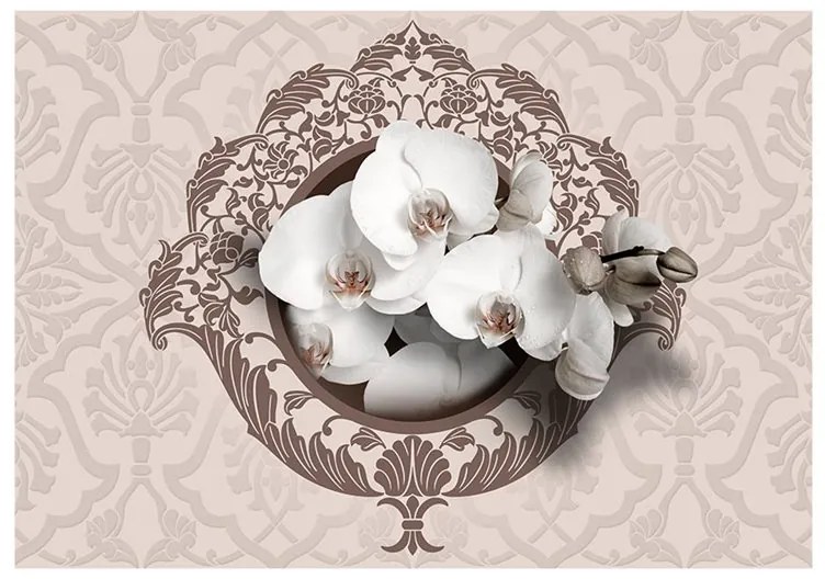 Fotomurale  Royal orchids  Colore Beige, Dimensioni e Misure 200x140