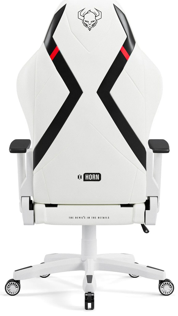 Sedia da gaming Diablo X-Horn 2.0 King Size: bianco-nero