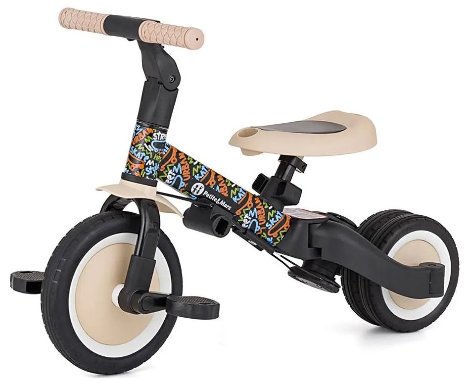PETITE&MARS - Triciclo 5 in 1 per bambini TURBO LIMITED City Beat