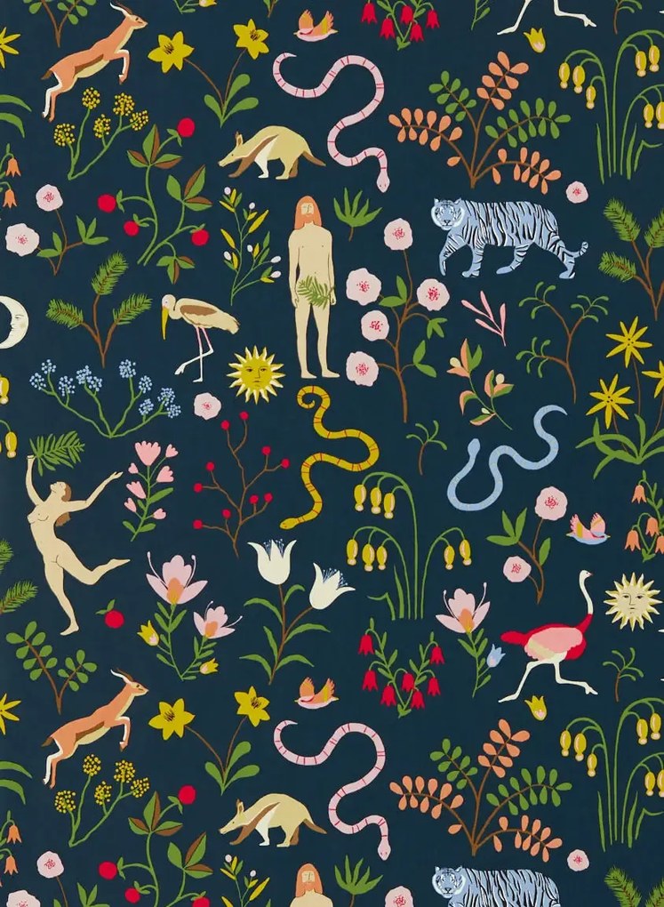 Scion Carta da parati Garden of Eden - Midnight