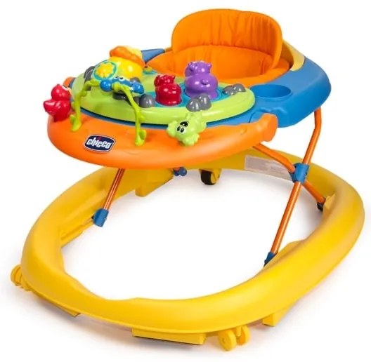 Chicco - Passeggino per bambini WALKY TALKY 2xAA giallo/blu