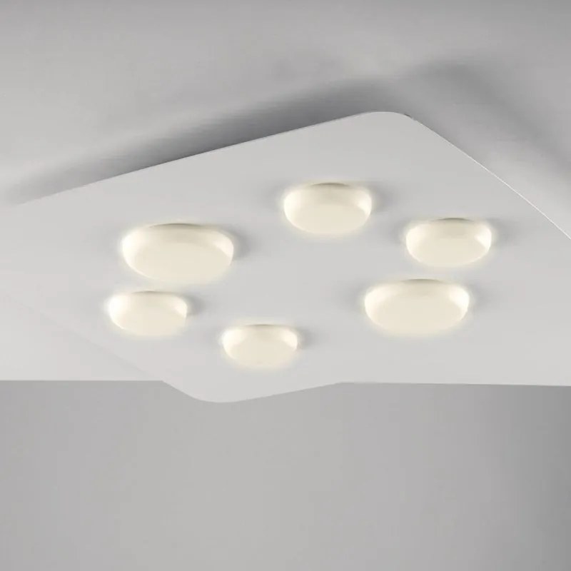 Plafoniera LED industriale Megan, bianco63 cm, luce naturale, 5000 lumen