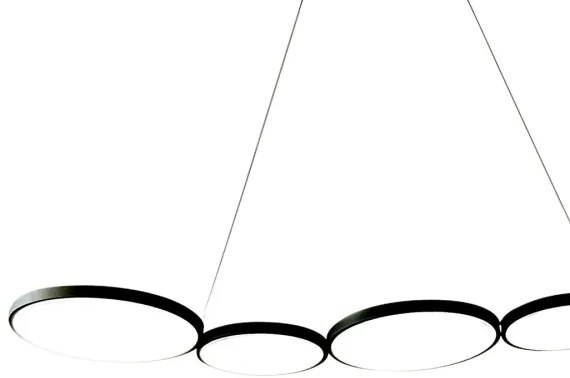 Lampadario LED a sospensione con filo OLYMPIA 5xLED/10W/230V nero