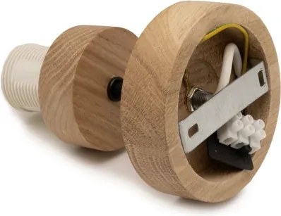 Brilagi - Plafoniera a montaggio superficiale PARTY 1xE27/60W/230V Ø 10 cm rovere