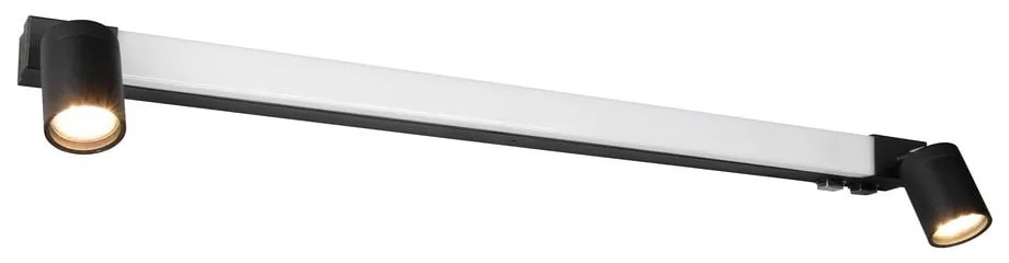 Lampada da parete LED nera opaca Enrico – Trio