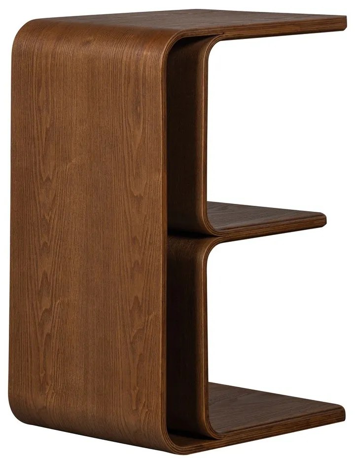 Tavolino con effetto noce 32x40 cm Frey – WOOOD