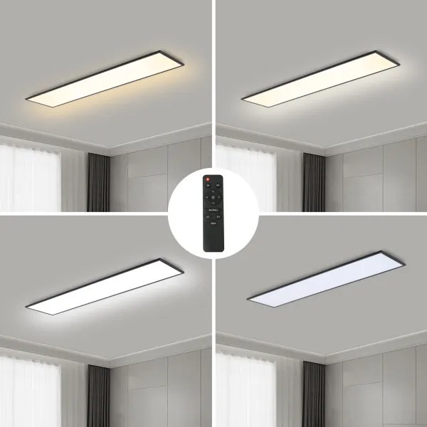 Brilagi - Luce LED dimmerabile SLIMFRAME LED/58W/230V 120x30 cm nero + +TC