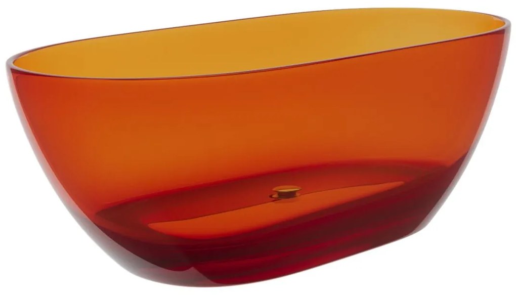 Vasca da bagno freestanding traslucida 292L 160 x 72 x 56 cm Arancione Resina - SPAVO