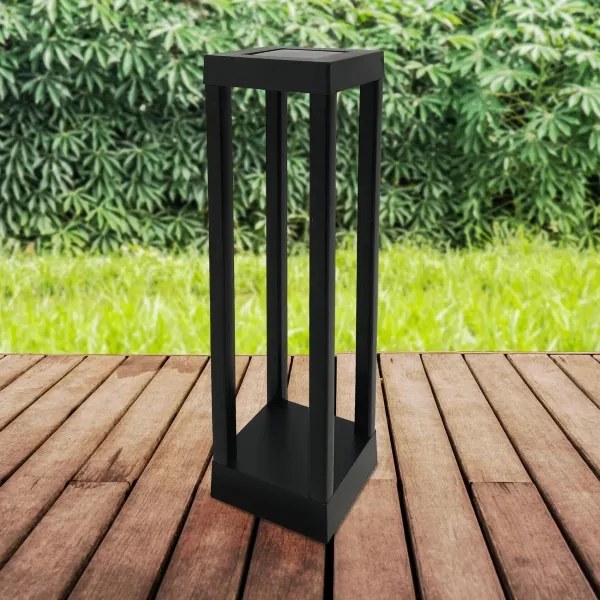 Lampada solare a LED PALERMO LED/3,7V 500 mAh 35 cm IP44 nera