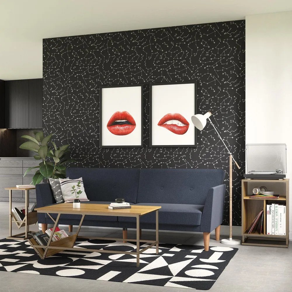 Divano letto blu scuro 205 cm Regal - Novogratz