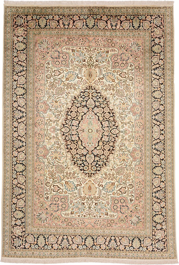 Cashmere Silk Tappeto 170 x 250 (Indian) Annodato A Mano