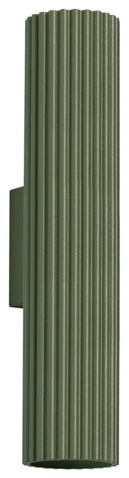 Lampada da parete verde Gleam – Sollux