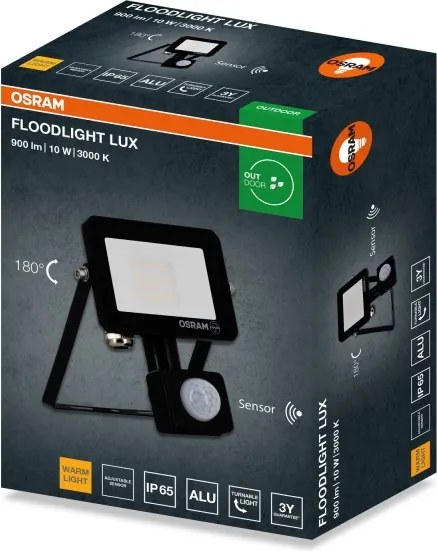 Osram - Proiettore LED con sensore FLOODLIGHT LED/10W/230V 3000K IP65