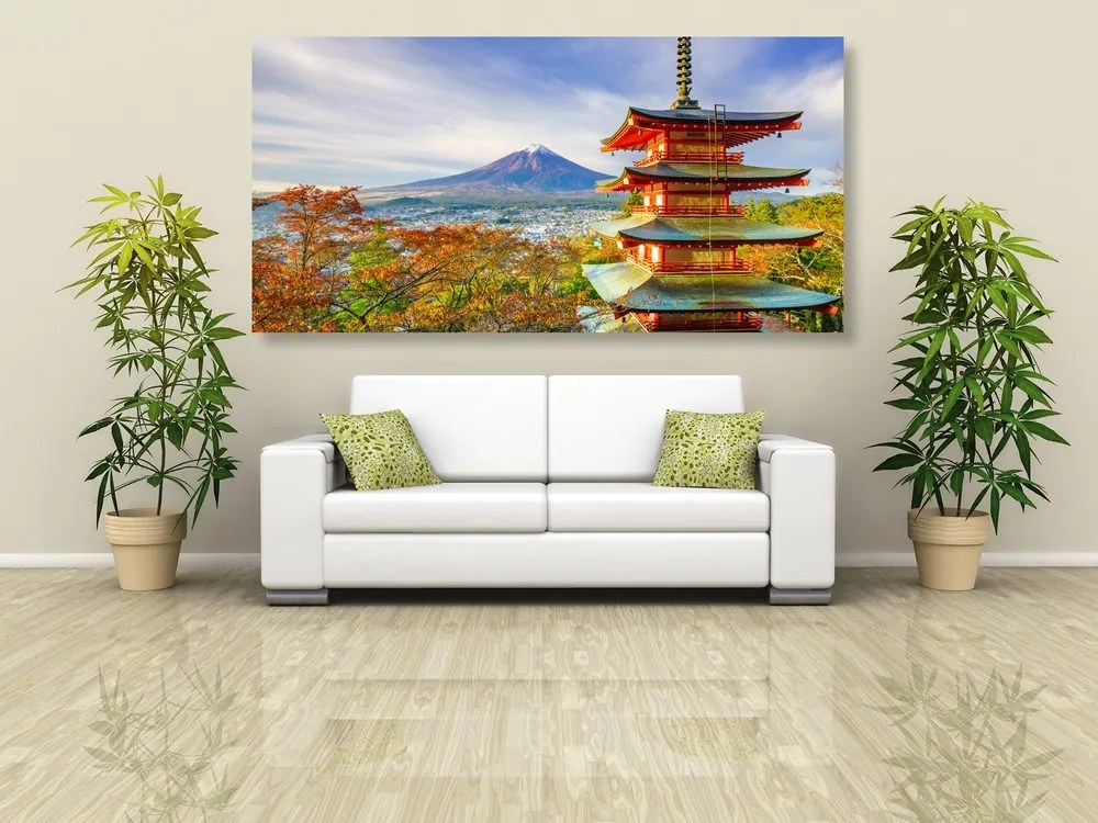 Stampa su tela – Vista sulla Pagoda Chureito e sul Monte Fuji
