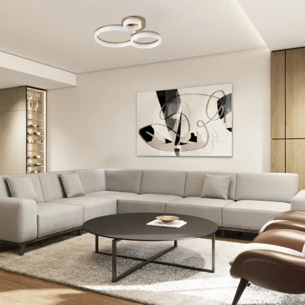 Rabalux 71383 - Plafoniera LED AMILIA LED/24W/230V 3000/4000/6500K oro