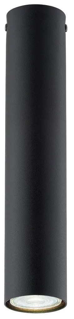 Plafoniera TECNO 1M da soffitto base GU10 Nera
