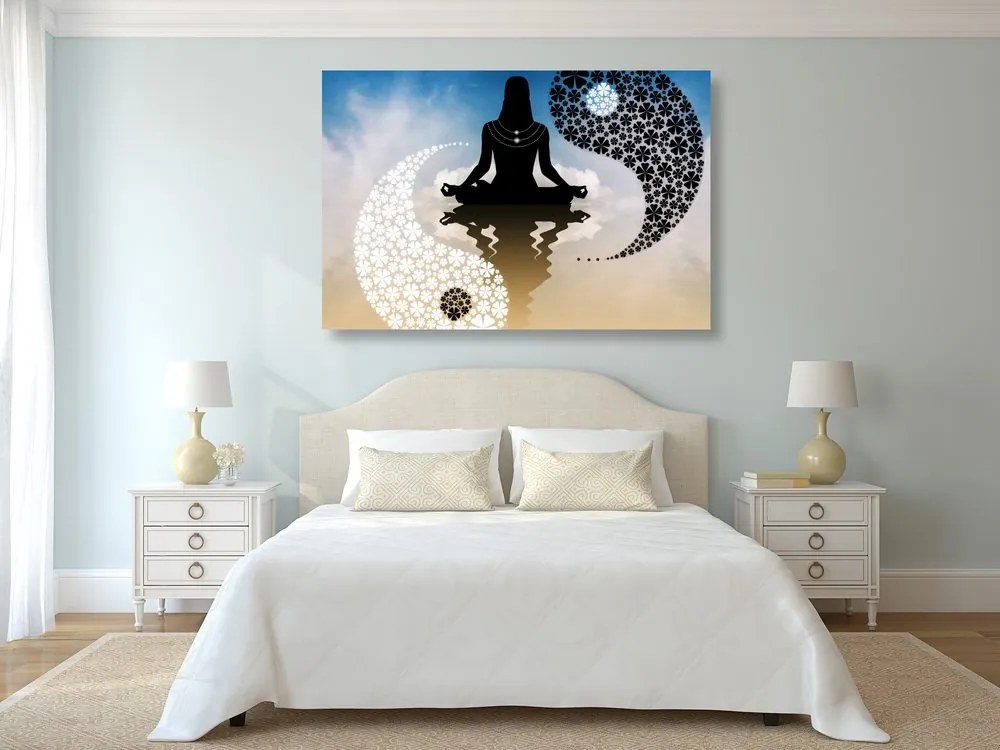 Quadro su tela – Yoga del Jin e Jang