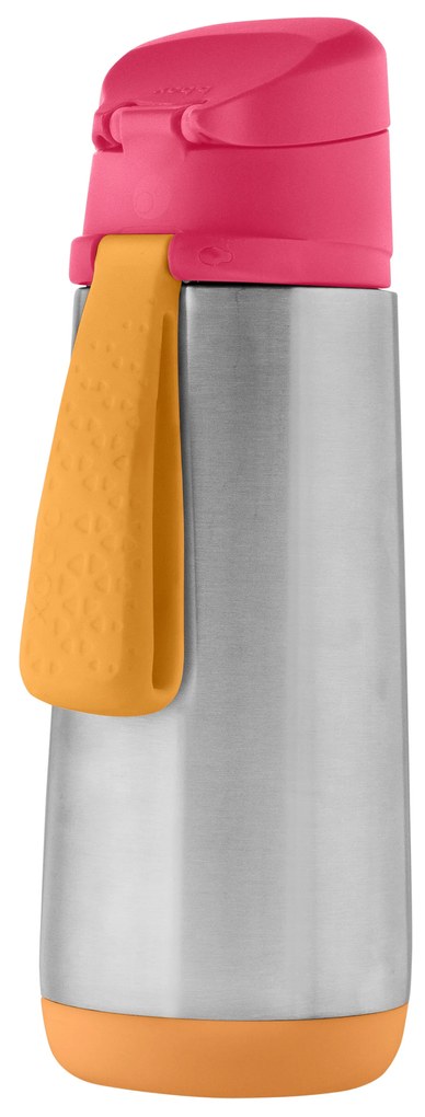 Bottiglia termica Sport 500 ml – rosa/arancione