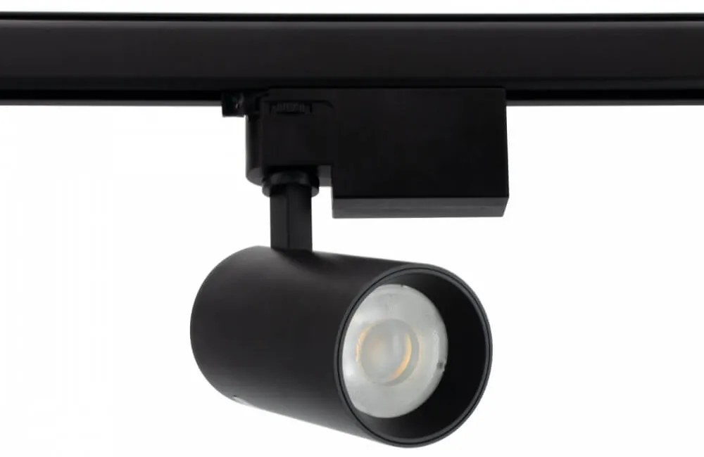 Faro LED 20W Trifase Nero 60°, 120lm/W, CRI92, no Flickering - BRIDGELUX LED Colore Bianco Naturale 4.000K