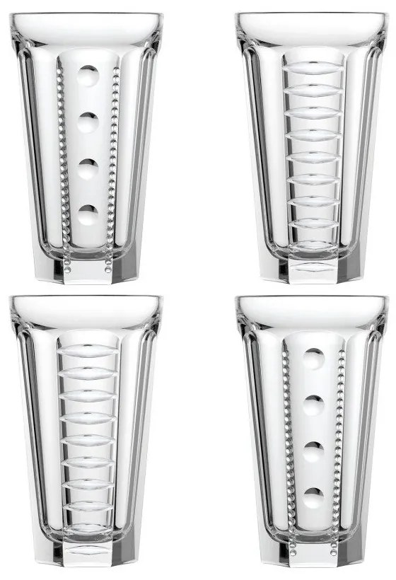 Set di 4 bicchieri lunghi La Rochère, 340 ml Saga - La Rochére