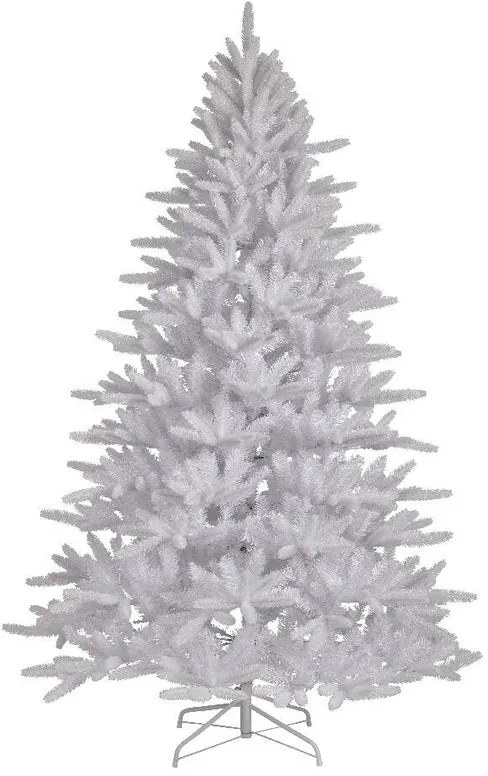 Albero di Natale artificiale innevato Finland Bianco H 210 cm x Ø 139 cm