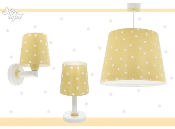 Dalber 82219A -  Applique per bambini STAR LIGHT 1xE27/60W/230V giallo