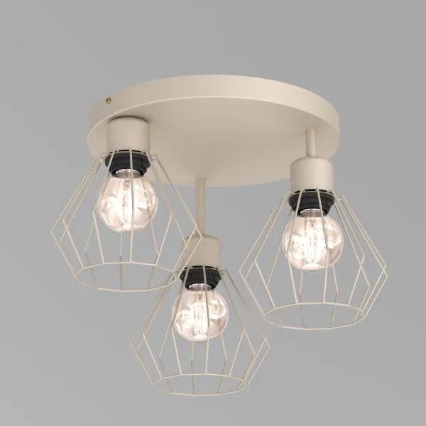 Plafoniera PARKLA 3xE27/15W/230V beige