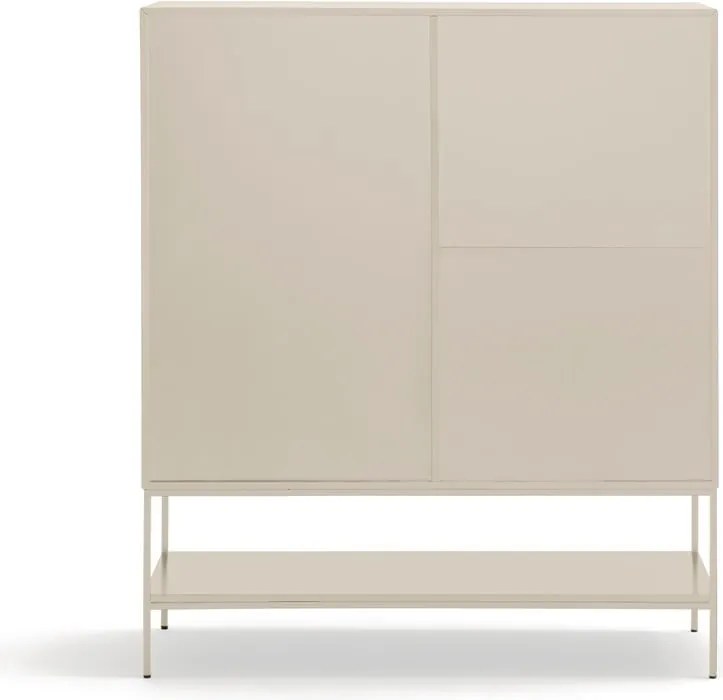 Armadietto color crema 120x140x45 cm Platt – Teulat