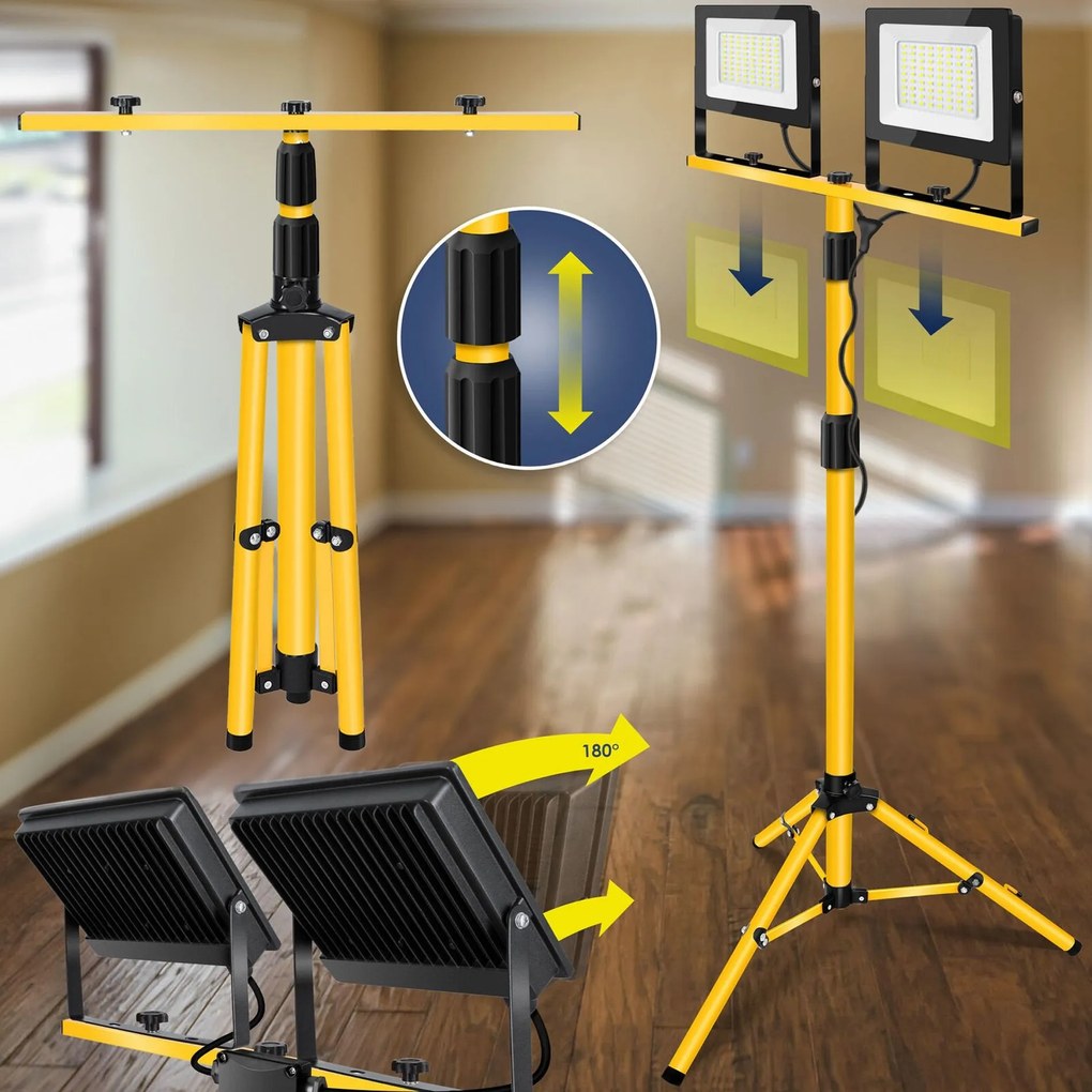 Alogeno LED su treppiede RSL006-2x100N