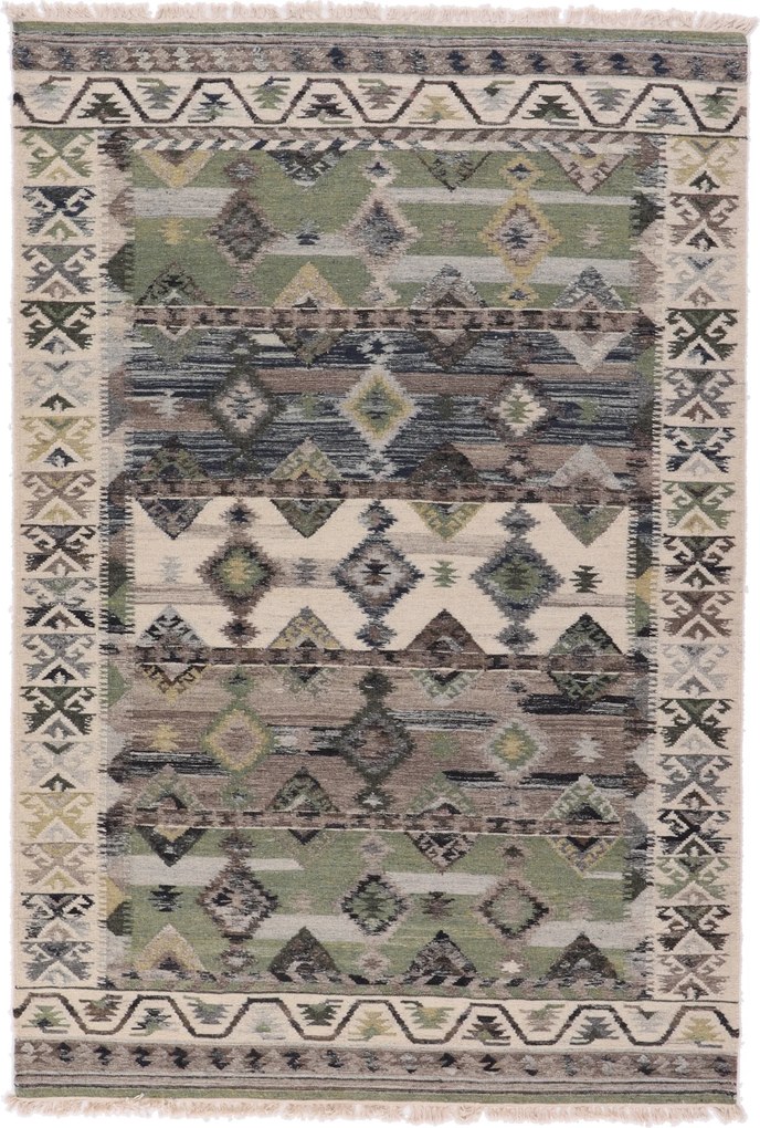 Kilim Tappeto orientale 170 x 250 (Indian) Tessuto A Mano