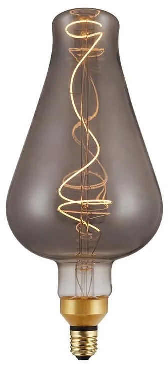 Lampadina LED, E27 bottiglia, fumé, luce calda, 4W= 150LM 360°, ON