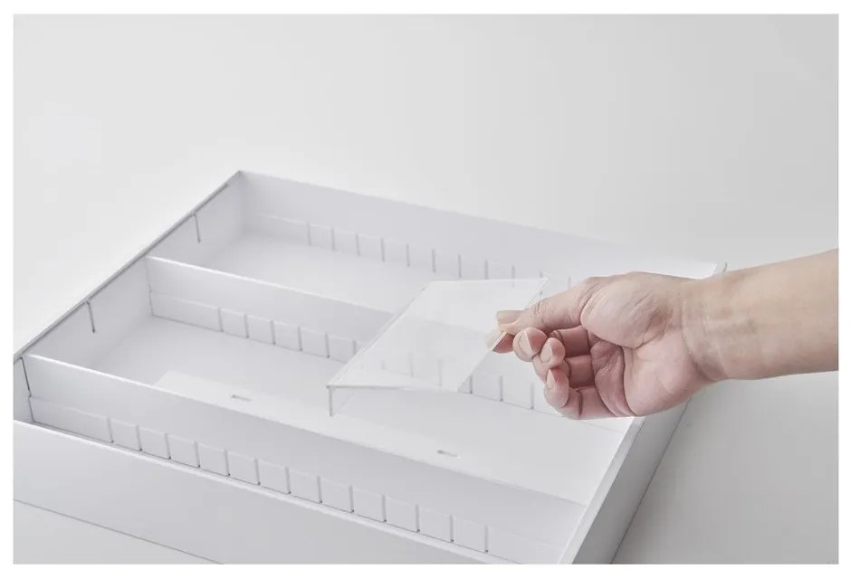 Credenza in plastica bianca per cassetto 47,5 x 35 cm - YAMAZAKI