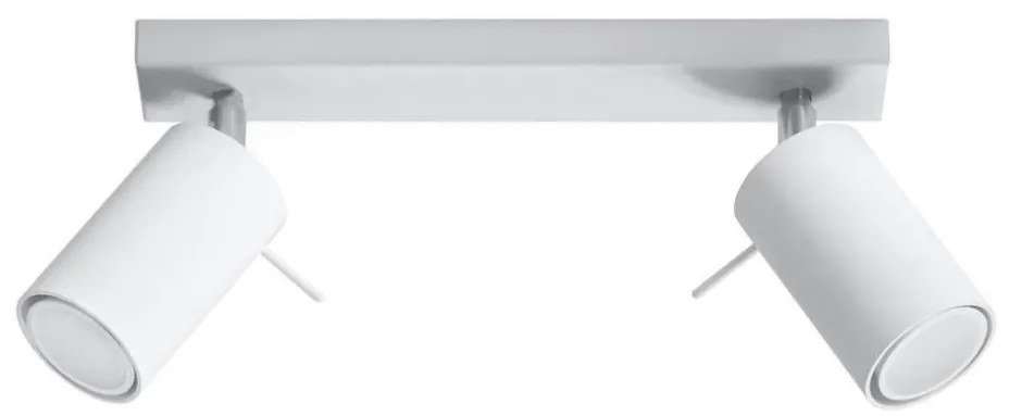Sollux SL.0088 - Faretto RING 2 2xGU10/10W/230V bianco