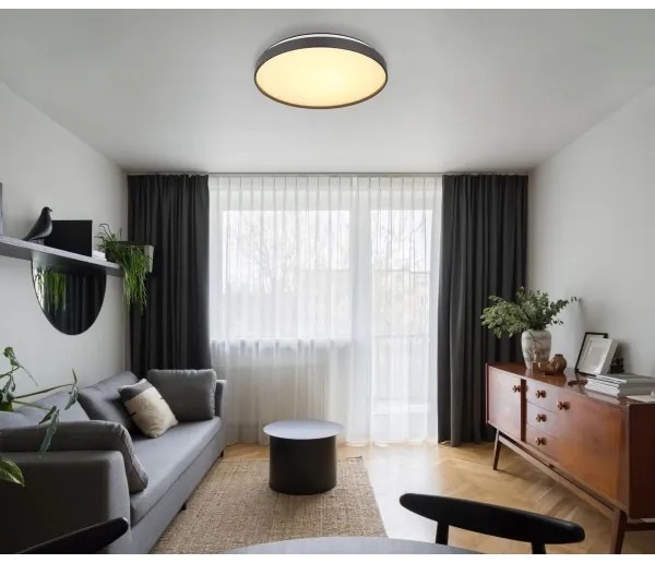 Globo 41262-24 - Plafoniera LED ECLYPSE LED/24W/230V diametro 48 cm antracite