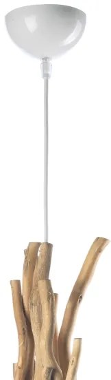 ONLI - Lampadario a sospensione con filo WOODY 1xE27/22W/230V