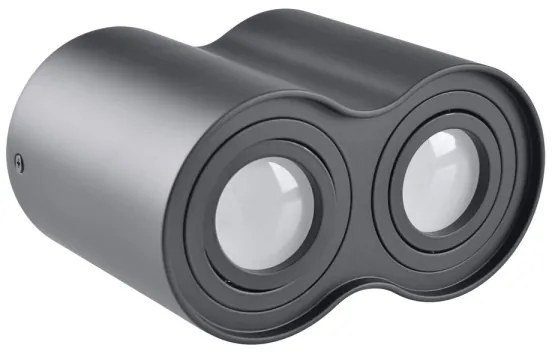 Faretto HADAR 2xGU10/10W/230V nero