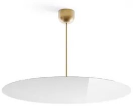 Millimetro Plafoniera H53 Ø85 Brass/Mirror - Luceplan